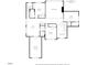 Second floor layout showcasing bedrooms, bathrooms, and an expansive loft area at 541 The Preserve Trl, Chapel Hill, NC 27517