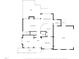 Detailed floor plan of main level featuring kitchen, living room, and garage at 5601 Jomali Dr, Durham, NC 27705