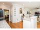 Spacious kitchen with stainless steel appliances and granite countertops at 5601 Jomali Dr, Durham, NC 27705