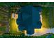 Stunning aerial view of home with lush landscaping, a long driveway, and a dark roof at 604 Dappled Pine Ave, Durham, NC 27713
