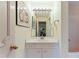 Clean bathroom vanity with a mirror and decorative lighting at 620 Martin Luther King Jr Blvd # Apt 502, Chapel Hill, NC 27514