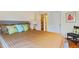 Comfortable bedroom with unique decor elements and an ensuite closet at 620 Martin Luther King Jr Blvd # Apt 502, Chapel Hill, NC 27514