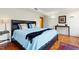 Bright bedroom with wood floor, large bed and leafy views at 620 Martin Luther King Jr Blvd # Apt 502, Chapel Hill, NC 27514