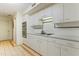 Modern kitchen with ample storage, built-in appliances, and tile flooring at 620 Martin Luther King Jr Blvd # Apt 502, Chapel Hill, NC 27514