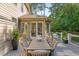 Outdoor deck featuring ample seating and dining space; great for outdoor gatherings at 7544 Hasentree Club Dr, Wake Forest, NC 27587