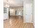 Inviting living room with vaulted ceilings, hardwood floors, and abundant natural light at 1015 Boathouse Ct, Raleigh, NC 27615