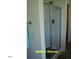 Modern walk-in shower featuring glass doors in the home bathroom at 107 Norwood Dr, Clayton, NC 27527