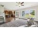 Open concept living room with a seamless flow to the kitchen and staircase at 107 Southern Acres Dr, Fuquay Varina, NC 27526