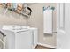 Convenient laundry room with modern washer and dryer units at 114 Cherryhill Dr, Four Oaks, NC 27524