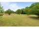 Wide open backyard with plenty of grass and trees at 114 Lynnville Ct, Lillington, NC 27546