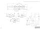 An elevation blueprint featuring a two-story home with a garage and covered porch, as well as roof layout at 13159 S Nc-231 Hwy, Middlesex, NC 27557