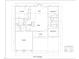 Detailed first floor plan showing layout of kitchen, bedrooms, and garage at 13169 S Nc-231 Hwy, Middlesex, NC 27557