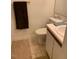 Small bathroom with tile floor and vanity at 1331 Crab Orchard Dr # 001, Raleigh, NC 27606