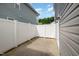 Enclosed backyard patio at 141 Shad Boat Ln, Clayton, NC 27520