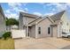 Backyard of home features an open parking area with board fencing to partially enclose the space at 141 Shad Boat Ln, Clayton, NC 27520