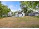 Spacious backyard on a sunny day, with a house exterior view at 208 W Holt St, Burlington, NC 27217