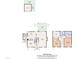Detailed floor plan showcasing the layout of the home with labeled rooms and dimensions at 24 W Canterbury Ct, Wendell, NC 27591