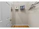 Organized walk-in closet with shelving for storage at 2536 Bent Green St, Raleigh, NC 27614
