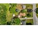 Aerial view showcasing property, outdoor structures and surrounding neighborhood at 2719 S Nc 87, Graham, NC 27253