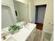Elegant bathroom with dual sinks, modern fixtures, and stylish decor at 3141 Wagoner Ln # 09, Graham, NC 27253