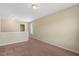 Empty bedroom features neutral carpet and paint at 4109 Massey Preserve Trl, Raleigh, NC 27616