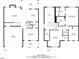 Layout showcases the home's spacious living areas, kitchen, bedrooms and garage, offering a comprehensive view of the property's design at 4109 Massey Preserve Trl, Raleigh, NC 27616