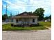 Exterior front view of a small home featuring a quaint porch and weathered details at 422 Nance St, Rocky Mount, NC 27803
