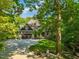 Beautiful home featuring an extra long driveway and well manicured front lawn at 445 Ridge Springs Dr, Chapel Hill, NC 27516