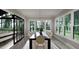 Formal dining room with natural light and outdoor views at 4500 Latimer Rd, Raleigh, NC 27609
