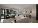 Bright and airy living room connected to a modern kitchen and outdoor deck at 4500 Latimer Rd, Raleigh, NC 27609
