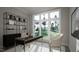 Stylish home office featuring a large window and custom shelving at 4500 Latimer Rd, Raleigh, NC 27609