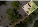 Aerial view showing the roof and greenery surrounding the property at 509 Darby Glen Ln, Durham, NC 27713
