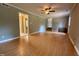 Large living room leading to hallway and staircase at 509 E Millbrook Rd, Raleigh, NC 27609