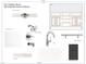 Secondary bath design selections including vanity sconce, shower fixtures, floor tile, countertop, and cabinet color at 521 Peebles St, Raleigh, NC 27608