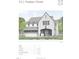 Rendering of a charming home with an inviting entry, showing the completed construction and design at 521 Peebles St, Raleigh, NC 27608