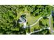 Tranquil property showcases a well-maintained home with lush greenery, long driveway, and landscaping at 639 Cedar Grove Rd, Pittsboro, NC 27312