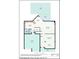 Layout of the first floor with kitchen, living room, dining room, study, and garage at 1028 Bellenden Dr, Durham, NC 27713