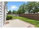 Fenced backyard with patio at 107 Caraleigh Ct, Morrisville, NC 27560