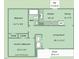 Detailed floor plan showcasing layout of the home including living spaces and bedrooms at 116 Lumpkin St, Raleigh, NC 27610