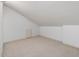 Finished attic space perfect for storage or a bonus room at 120 Spring Hollow Ln, Cary, NC 27518