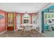 Cozy dining area with modern decor and an adjacent view of the exterior at 135 Sagamore Dr, Louisburg, NC 27549