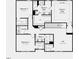 Upstairs floorplan showcasing four bedrooms, three baths and a loft, perfect for comfortable living at 174 Hickory Grove Dr, Sanford, NC 27330