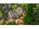 Aerial view of home showcasing a deck and fenced yard, perfect for outdoor entertaining at 1816 Albacore Ln, Raleigh, NC 27612