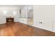 Living room featuring hardwood floors and a fireplace at 2143 Ridge Rd, Raleigh, NC 27607