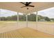 Comfortable screened porch offering wood floor and forest view at 24 Sanders Farm Dr, Smithfield, NC 27577