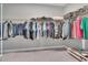 Spacious walk-in closet with ample hanging space and organization shelves at 2848 Angelica Rose Way, Apex, NC 27502