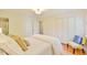 Bedroom with a bed, hardwood floors, natural lighting and ample closet space at 308 Rainbow Dr, Carrboro, NC 27510