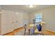 A dedicated office space with natural light and ample storage is perfect for working from home at 308 Rainbow Dr, Carrboro, NC 27510