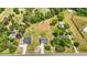 A scenic aerial view of the home at 3409 Lemon Springs Rd, Sanford, NC 27332