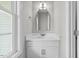 Charming bathroom with new vanity, modern mirror, and bright lighting at 3409 Lemon Springs Rd, Sanford, NC 27332